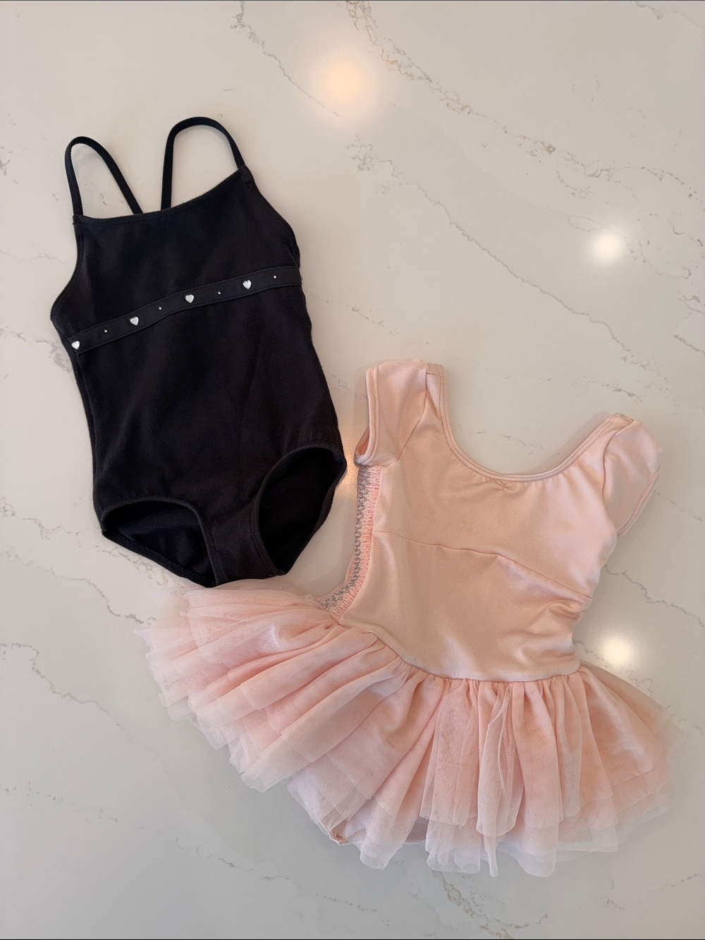 Girls 2-4 years Bloch Ballet Leotard and Tutu Set - Black & Light Pink